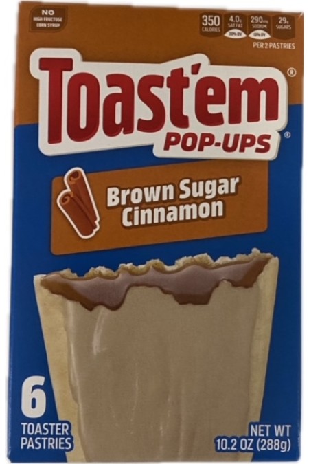 toastem pop ups brown sugar cinnamon